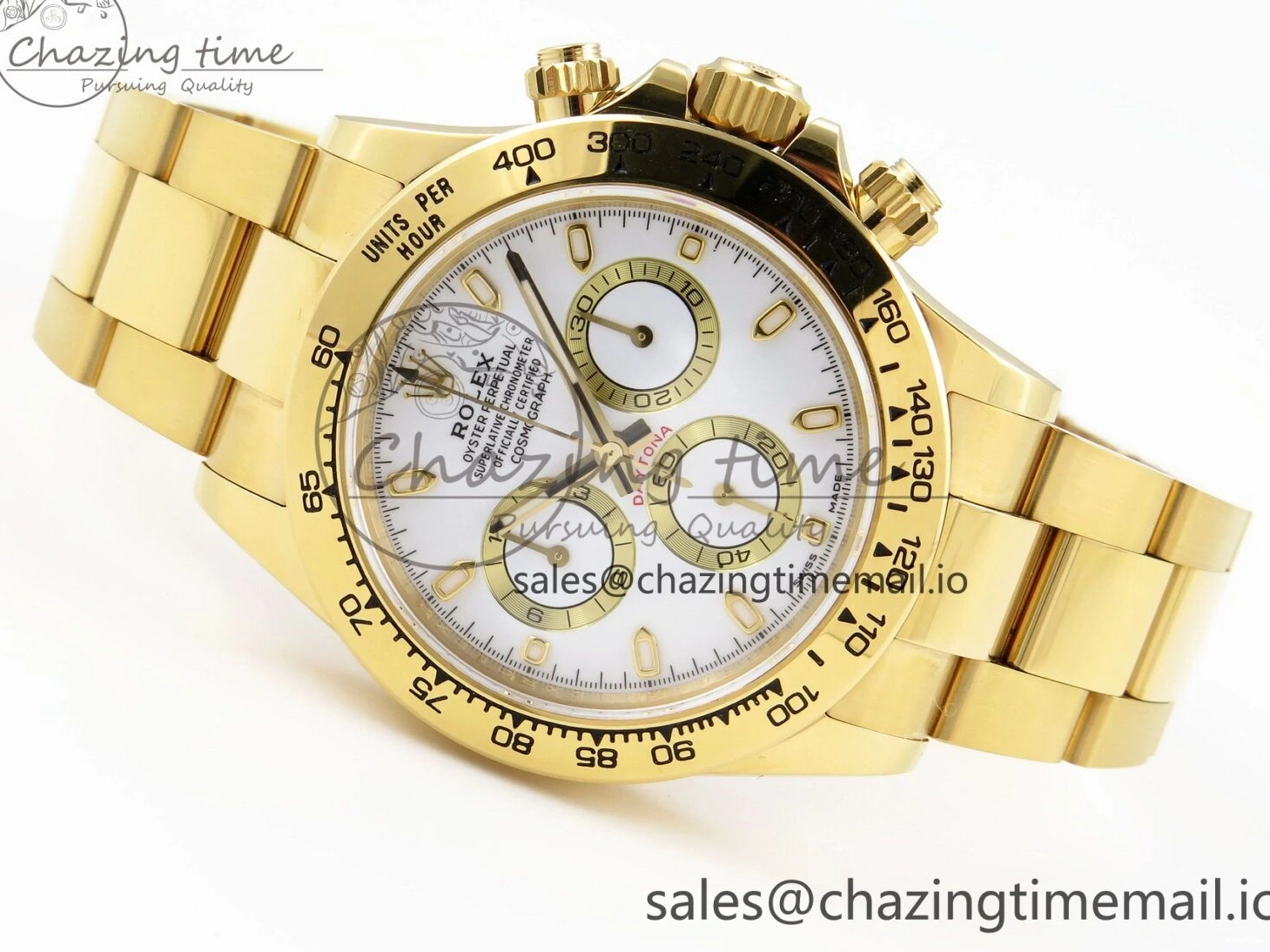 MiroTime 0509 Daytona 116508 KING 1:1 Best Edition White Dial on YG Bracelet SH Contemporary 1902